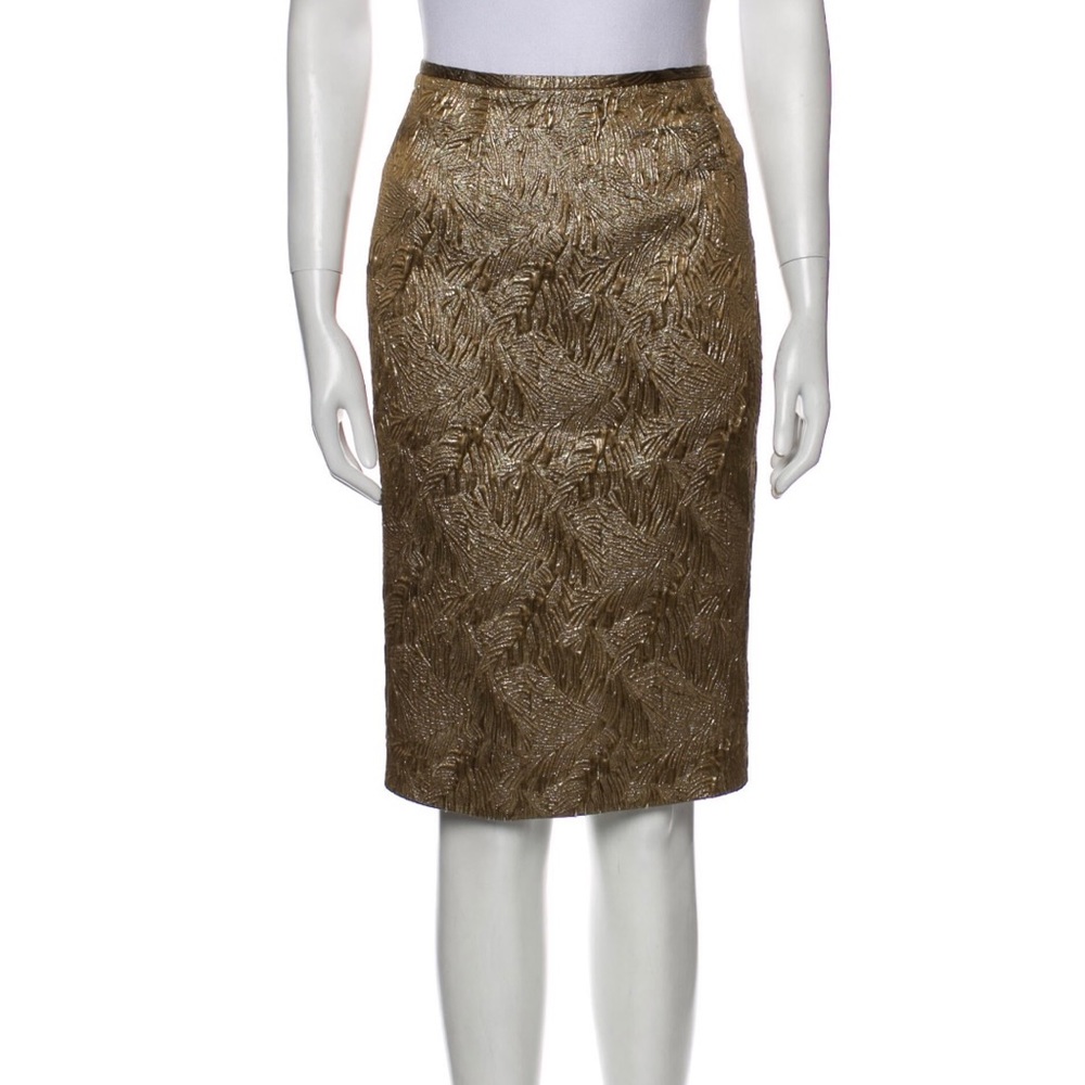 Lafayette 148 Silk Wool Skirt